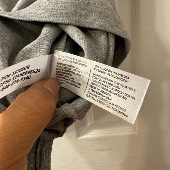 U. S. POLO ASSN. Short sleeves, collared, button polo shirt, Gray, Large Kids - Picture 5 of 6